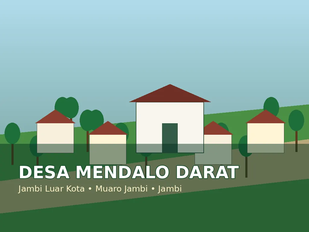 Ilustrasi pelayanan Pemerintah Desa Mendalo Darat